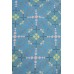 Huge Vintage Welsh Tapestry in Wedgewood Blue , Silver and Lemon TBV71 - 